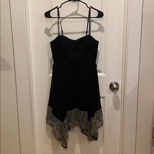 Black cocktail dress